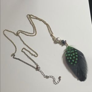 3/$25 feather necklace